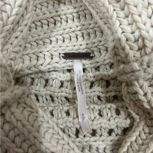 Free People Northern Lights Sleeveless Crochet Sweater - Picture 6 of 7